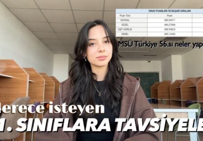Derece İsteyen 11’lere Özel Tavsiyeler